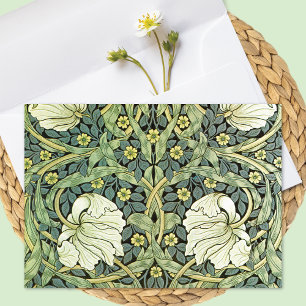 Tarjeta Pimpernel Floral William Morris Blank