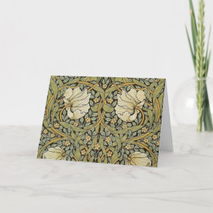Tarjeta Pimpernel William Morris