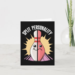 Tarjeta Pin de bolos de la Personalidad Dividida