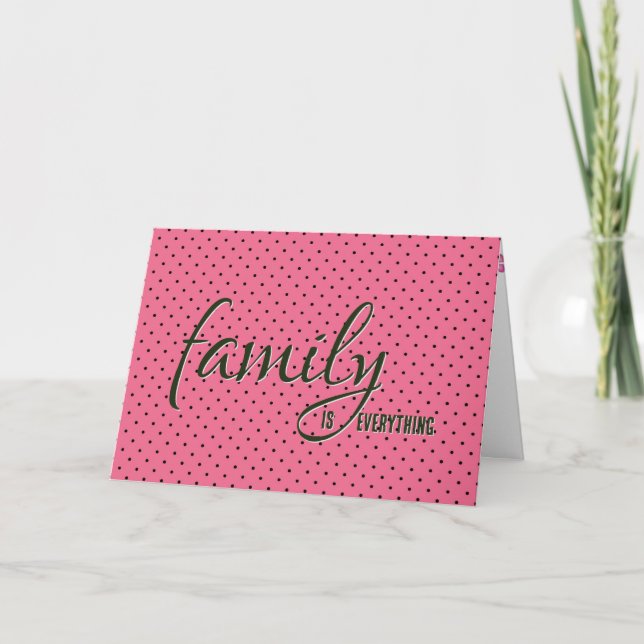 Tarjeta Pin Dots por el cumpleaños de su cuñada (Anverso)