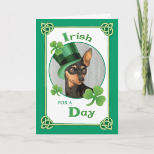 Tarjeta Pin Min. del Día de San Patricio
