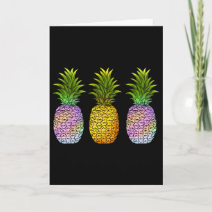 Tarjeta Piña Aloha Hawái Fruta Hawaiana Verano Vacaciones