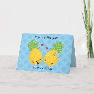 Tarjeta Piña Colada Tropical Piña Colada Romántica Precios