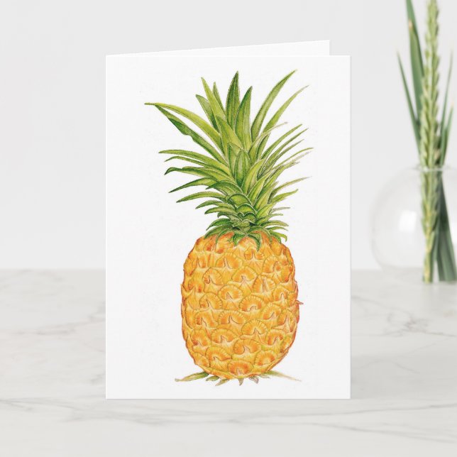 Tarjeta Piña hawaiana (Anverso)