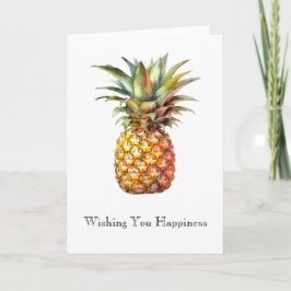 Tarjeta Piña Tropical Feliz