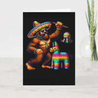 Piñata de Bigfoot Cinco De Mayo Sasquatch Mexicano
