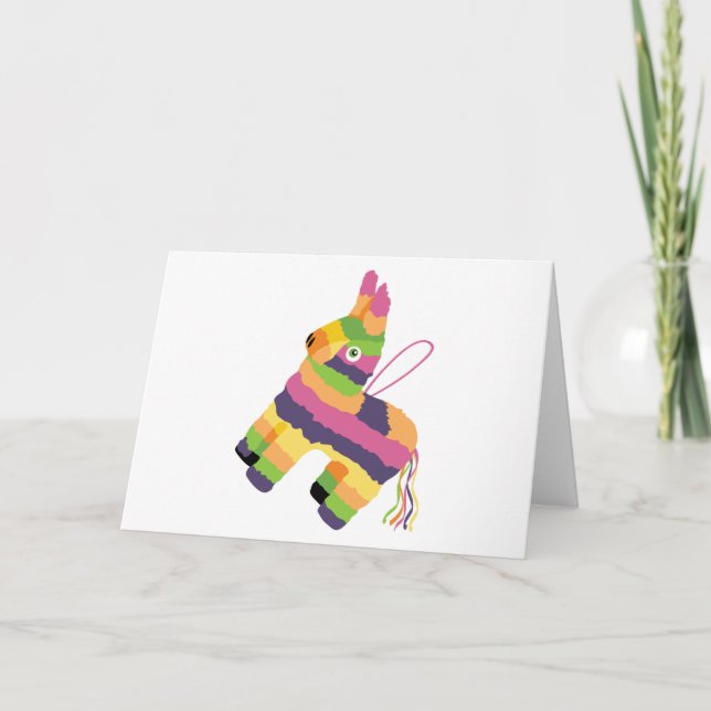 Tarjeta Pinata de burro (Anverso)
