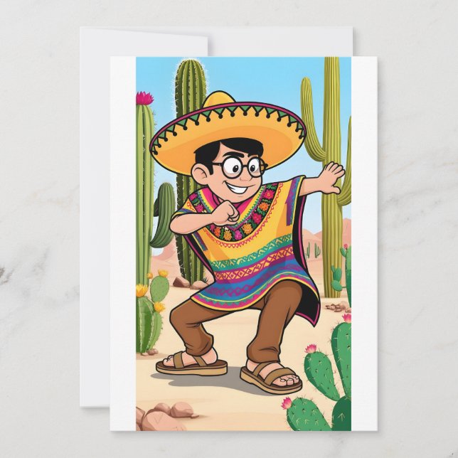 Tarjeta Pinata Fun Fiesta (Anverso)