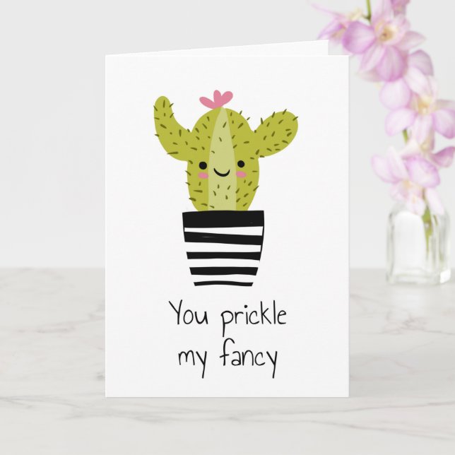 Tarjeta pincha mi boda de cactus de aniversario (Orquídea)