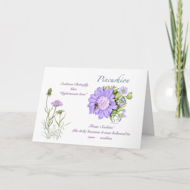 Tarjeta Pincushion Blank (Anverso)