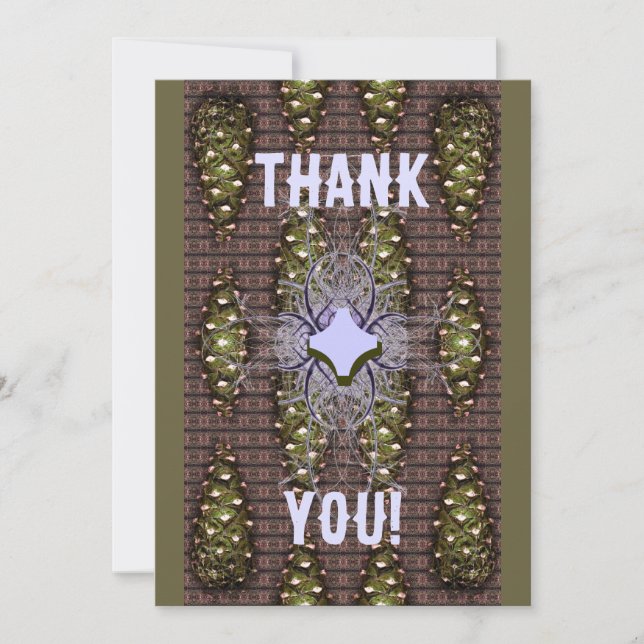 Tarjeta Pine Cone Shishka (Anverso)