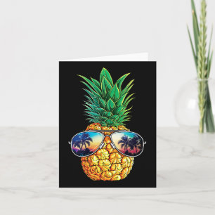 Tarjeta Pineapple Aloha Bebe Sungles Hawaii Wo