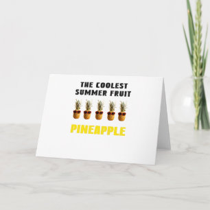 Tarjeta Pineapple De Summertime, Sé Como Una Piña