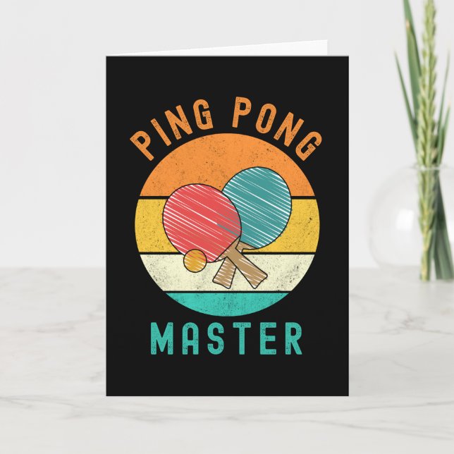 Tarjeta Ping Pong Master (Anverso)