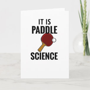 Tarjeta Ping Pong Table Tennis Player