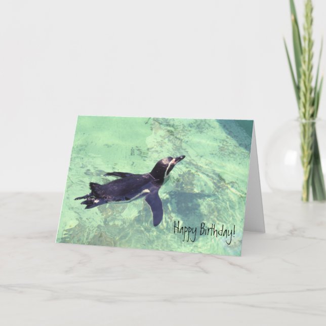 Tarjeta Pingüino (Anverso)