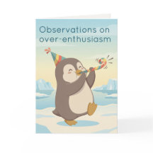 Pingüino de fiesta adorable | Cumpleaños personali