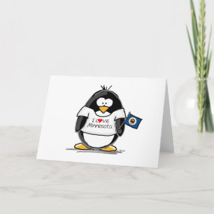 Tarjeta Pingüino de Minnesota
