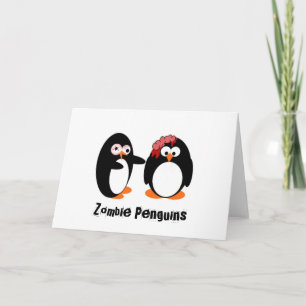 Tarjeta Pingüino del zombi