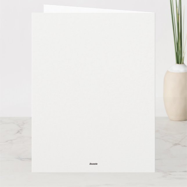 Tarjeta "Pingüino lindo" (Reverso)