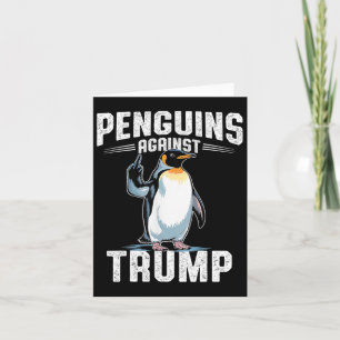 Tarjeta Pingüinos Resistentes Contra Trump - Hacer Impuest