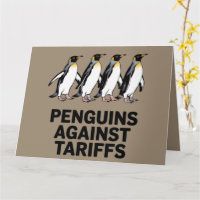 Pingüinos Vintage Protestan Contra Aranceles Diver