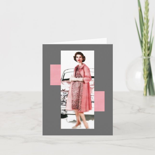 Tarjeta Pink Cadillac Lady (Anverso)