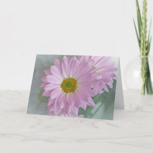Tarjeta Pink Daisy