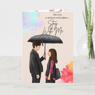 Tarjeta Pink Floral Butterfly Folded Greeting Card – Blank