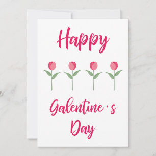 Tarjeta Pink Happy Galentine´s Day for Best Friend