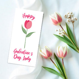 Tarjeta Pink Happy Galentine´s Day for Best Friend
