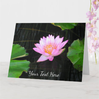 Tarjeta Pink Lotus Water