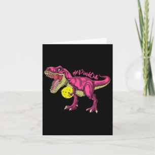 Tarjeta Pink Out T Rex Y Picklebyll Byll Cancer A