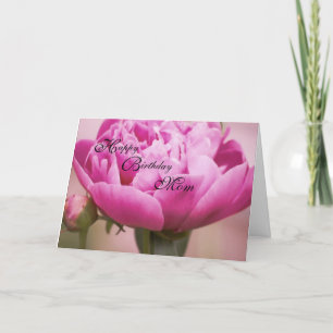 Tarjeta Pink Peony Happy Birday Card