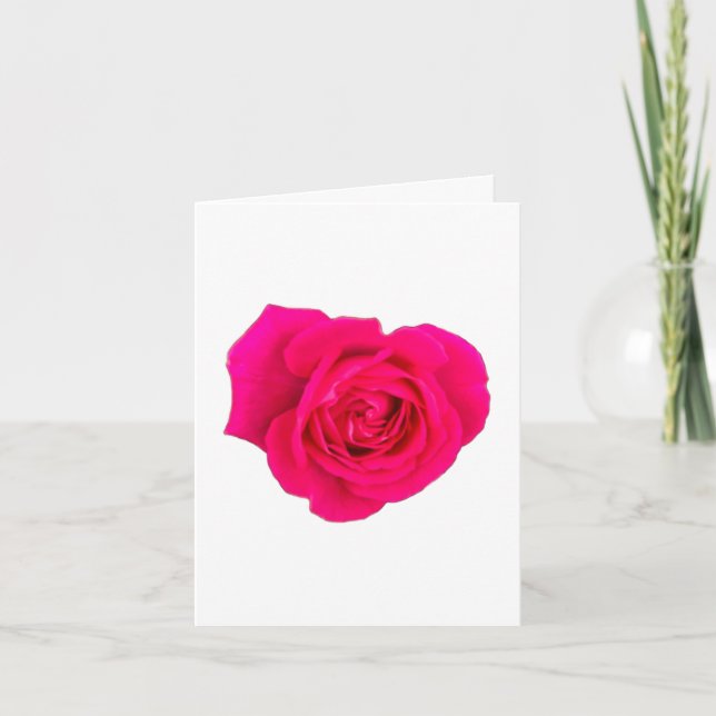 Tarjeta Pink Rose#4 (Anverso)