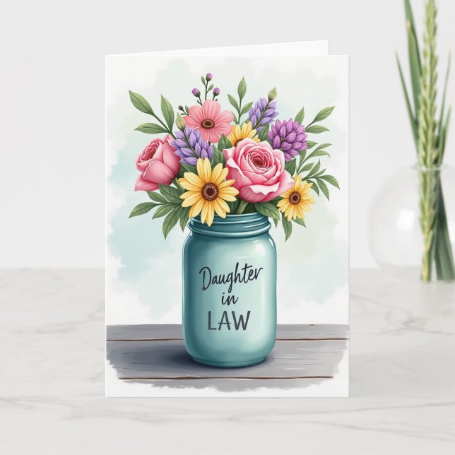 Tarjeta Pink Roses Sweet Mothers Day Card (Anverso)