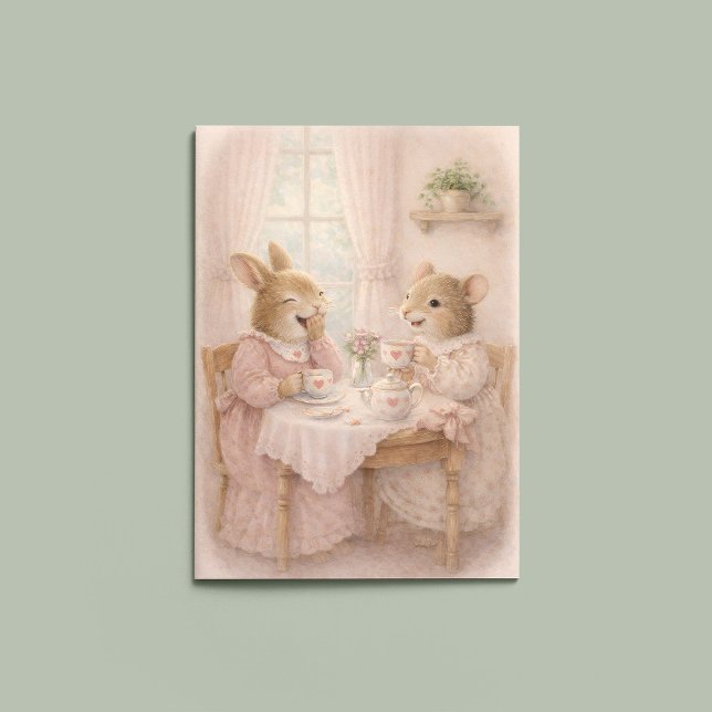 Tarjeta Pink Valentine – A Gentle Note of Love (Subido por el creador)