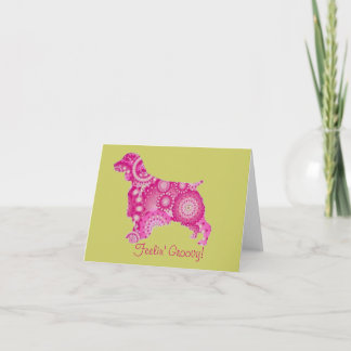 Tarjeta ¡pinkwelsh, Feelin maravilloso!