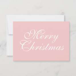 Tarjeta Pinky Feliz Navidad Pink