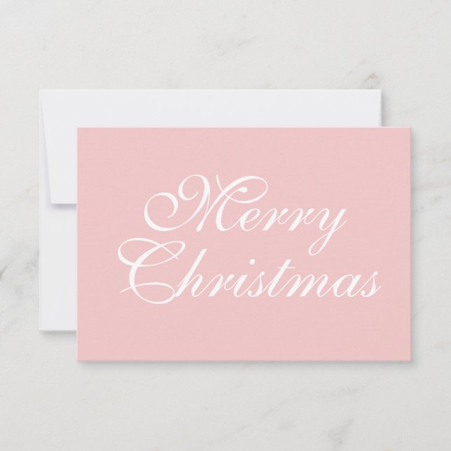 Tarjeta Pinky Feliz Navidad Pink (Anverso)