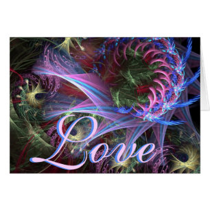 Tarjeta Pinky Fractal LoVe