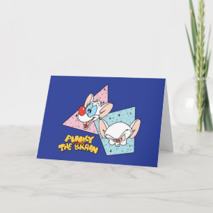 Tarjeta Pinky y el cerebro   Gráficos de caracteres retro
