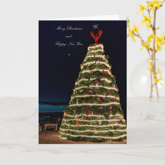 Tarjeta Pino de Navidad de Trampa de Langosta de Rockland