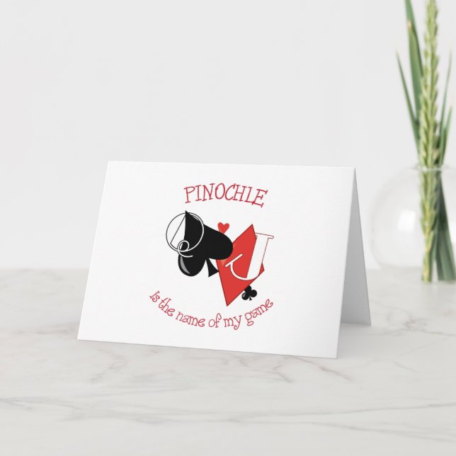 Tarjeta Pinochle (Anverso)