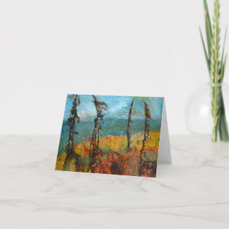 Tarjeta Pinos de viento
