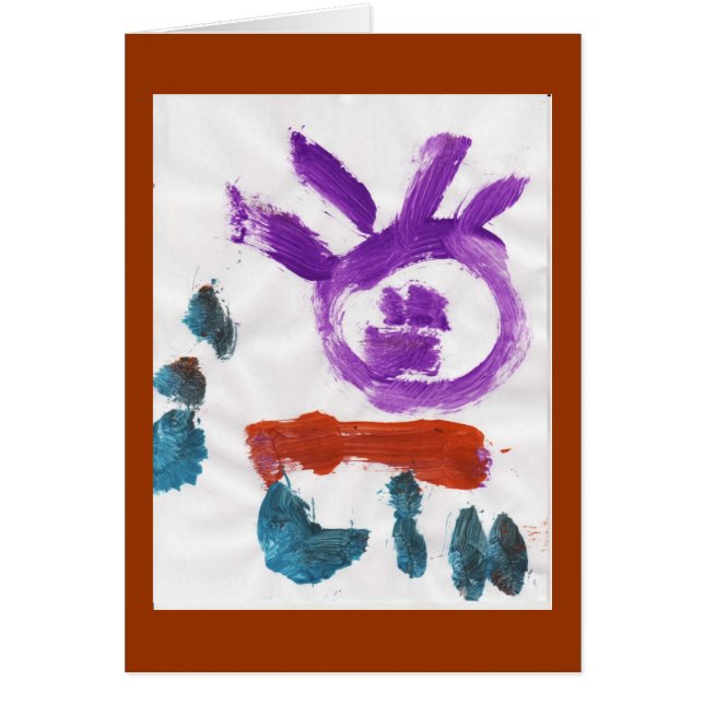 Tarjeta pintada de Sun (Frente)