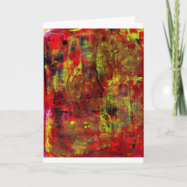 Tarjeta Pintada del fuego artificial (Anverso)