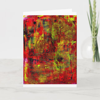 Tarjeta Pintada del fuego artificial