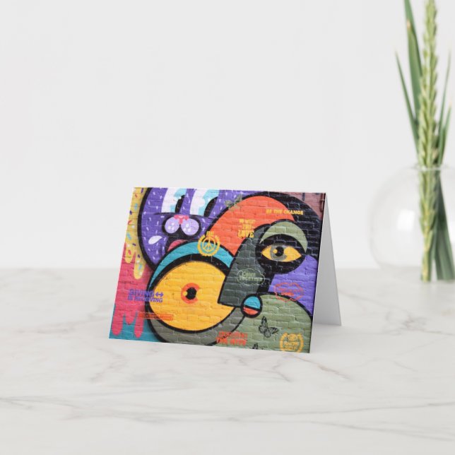 Tarjeta Pintada Notecard de Amsterdam (Anverso)