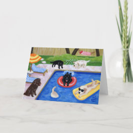 Tarjeta Pintado de Fiestas de billar